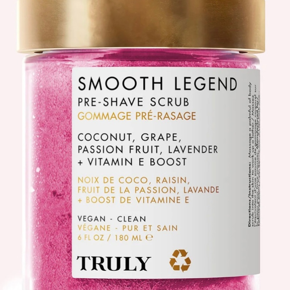 Truly Smooth Legend Pre-Shave Scrub - Pink